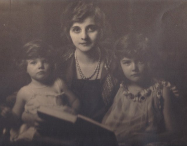 Grandma with my mother and aunt