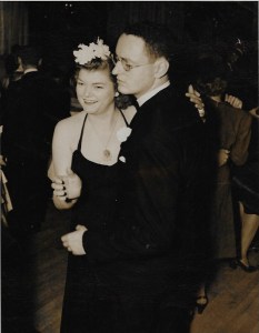 My mother and father dancing in the early days