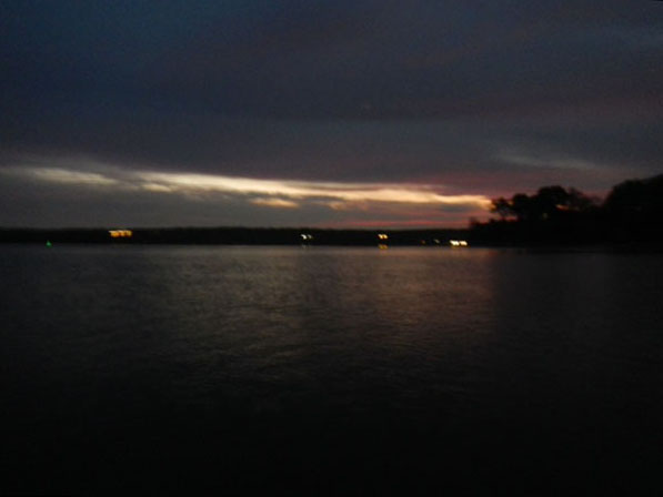 As I came out into Port Jefferson Harbor, the sky began to become more visible